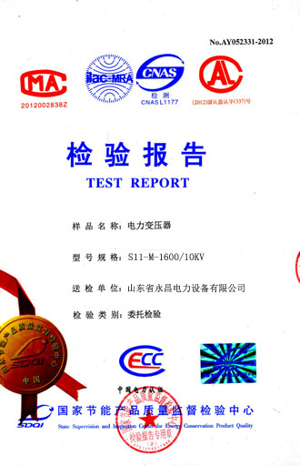 汕头电力变压器检测合格报告